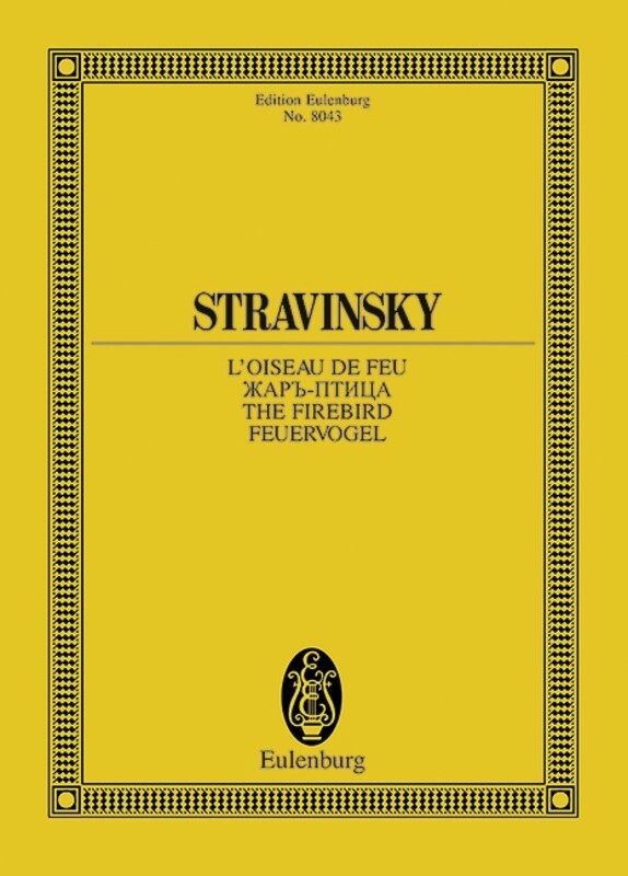 Stravinsky - Firebird Study Score Urtext (Music Score) Book