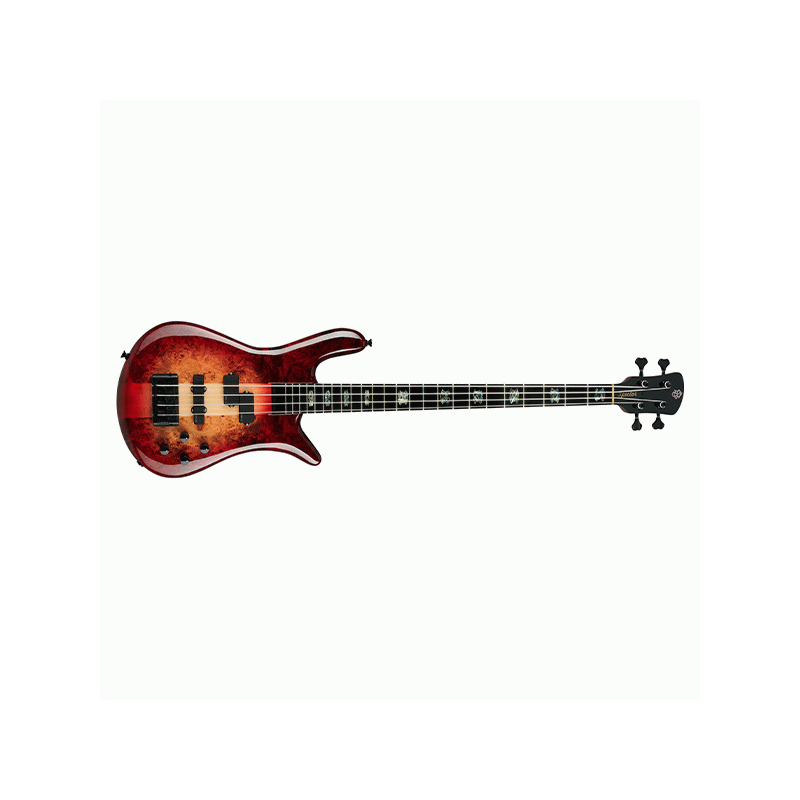 Spector Euro 4 Custom Natural Red Burst Gloss — view 4