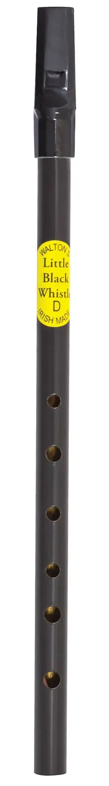 Waltons Little Black Tin Whistle in D - Black Plated Aluminum