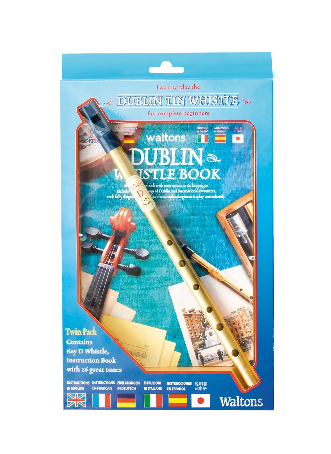 Waltons Dublin Tin Whistle Twin Pack WM1571