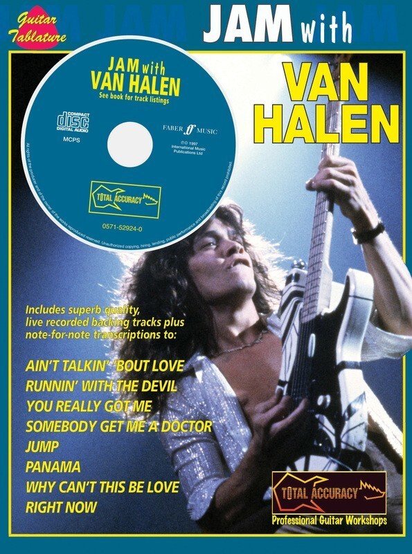 Jam with Van Halen — Guitar TAB Book with CD (IMP)