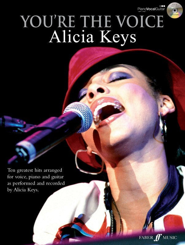You'Re The Voice Alicia Keys PVG/CD (Softcover Book/CD)