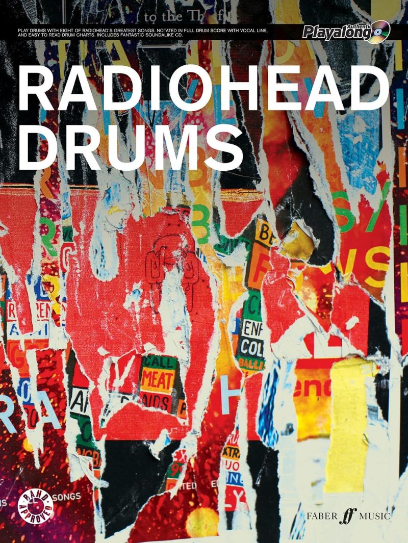 Radiohead - Authentic Drums Playalong Bk/Cd (Faber Music)