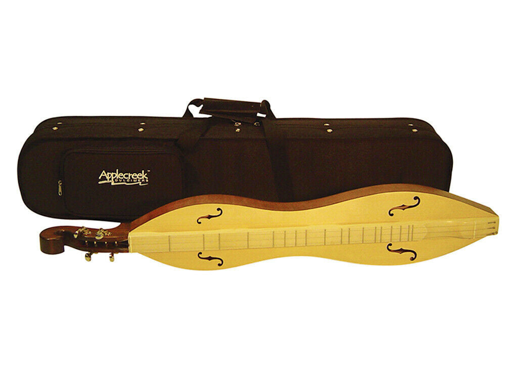 Dulcimer Spruce Top By Apple Creek Hourglass Shape C/W Padded Bag