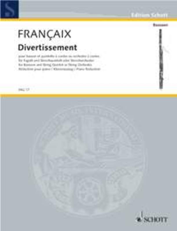Divertissement Bassoon Piano Book