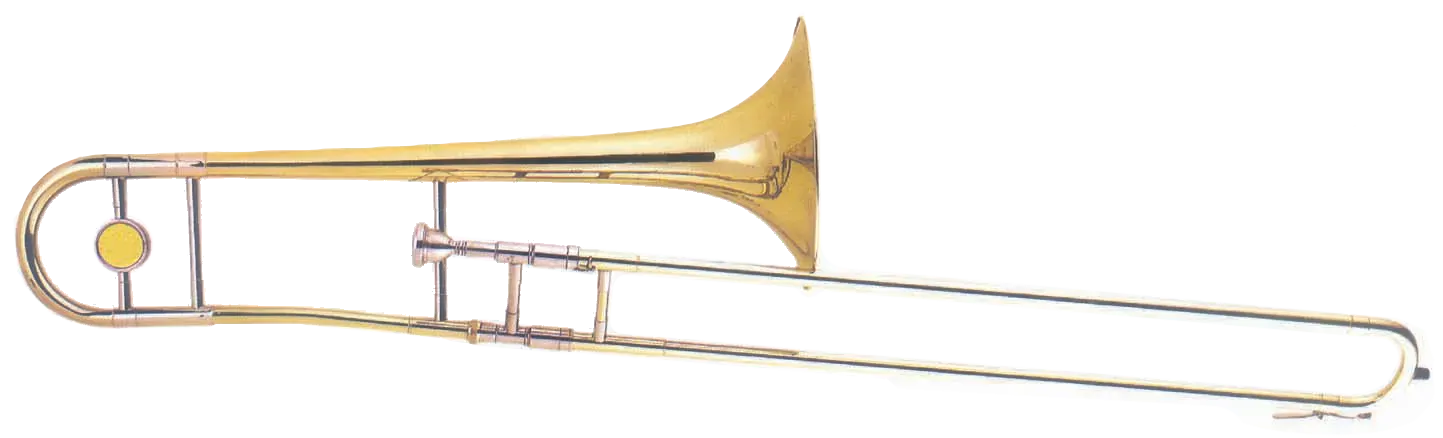 Fontaine Bb Tenor Trombone with Case, Model FBW502, Large Bore Yellow Brass