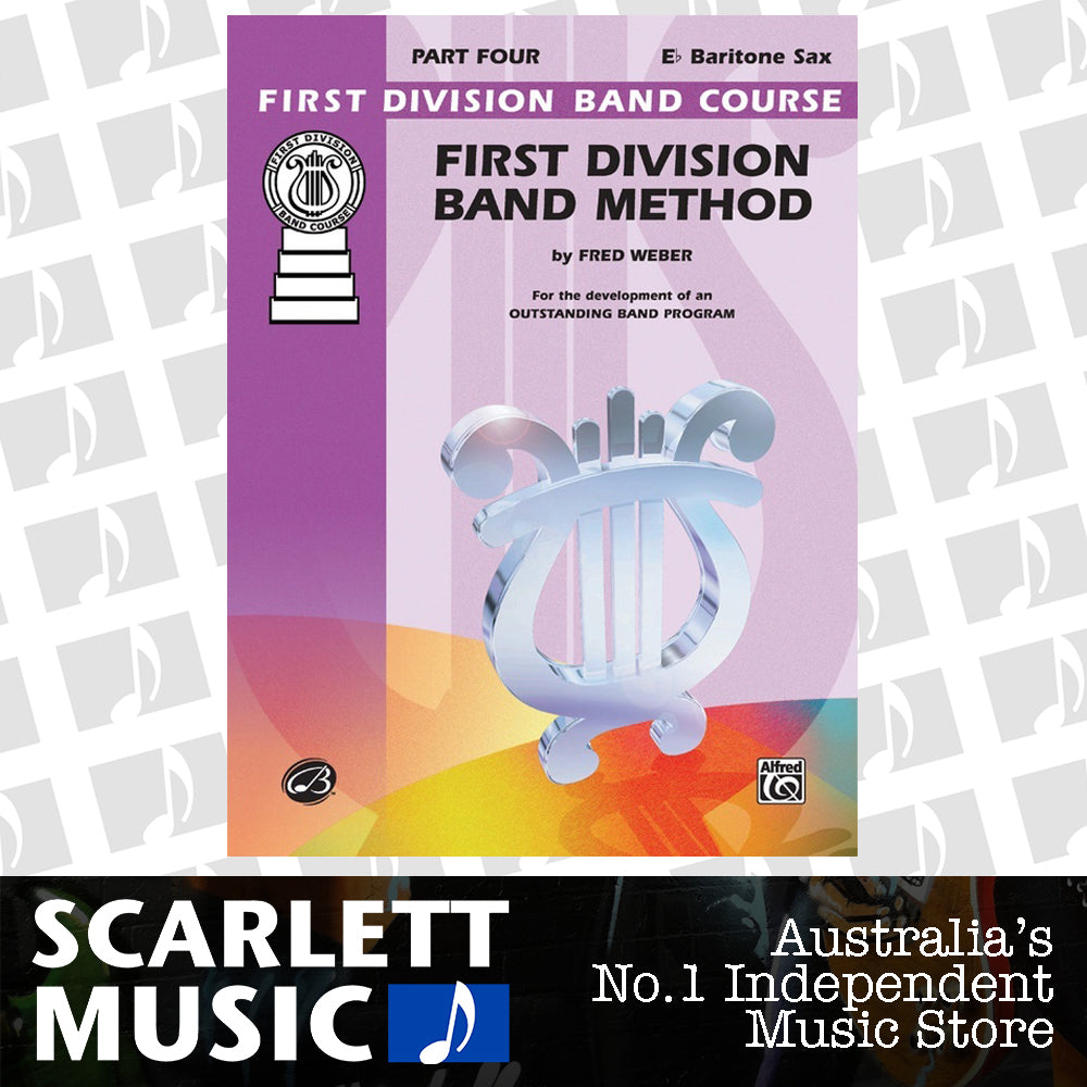 First Division Band Method Part 4 Baritone Sax — view 2