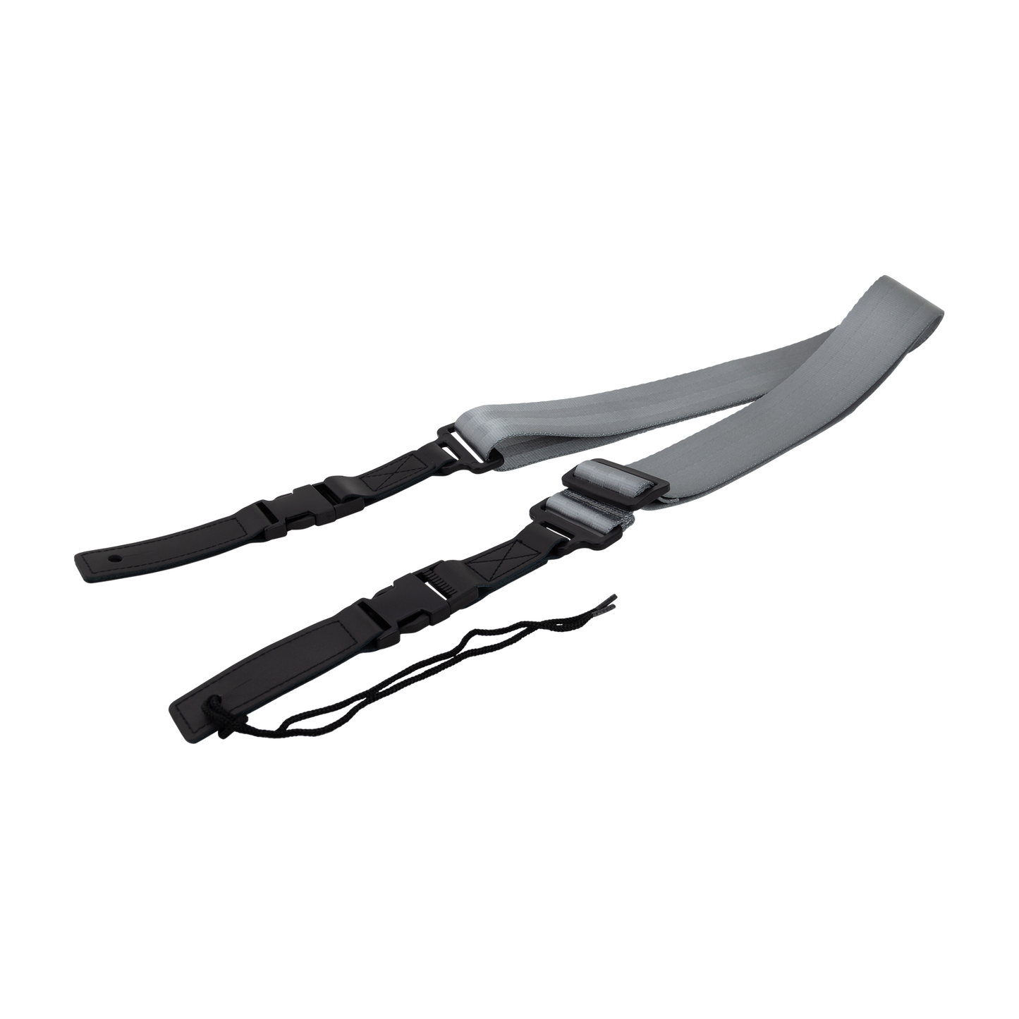 Fretz FGST-QR22-SLV 2" Clip Lock Quick Release Guitar Strap - Silver