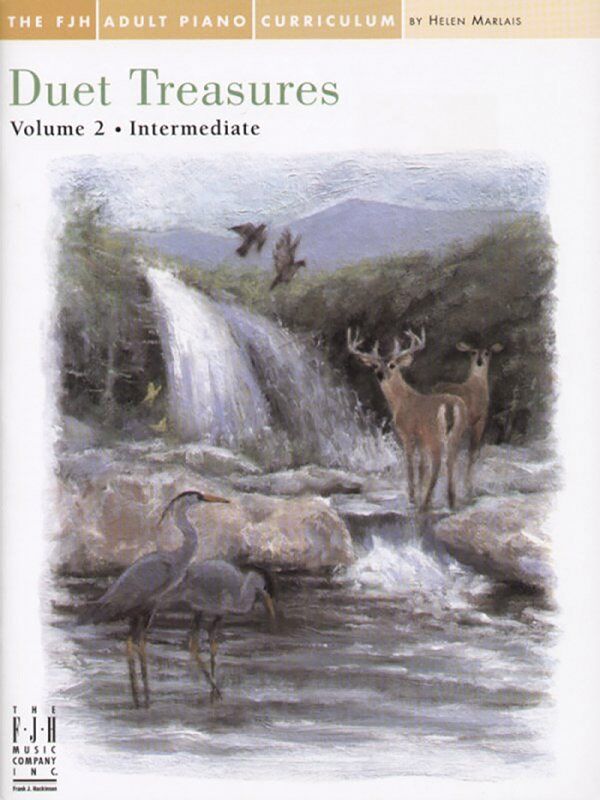 Duet Treasures Volume 2 Intermediate Piano Duets by FJH Music Company