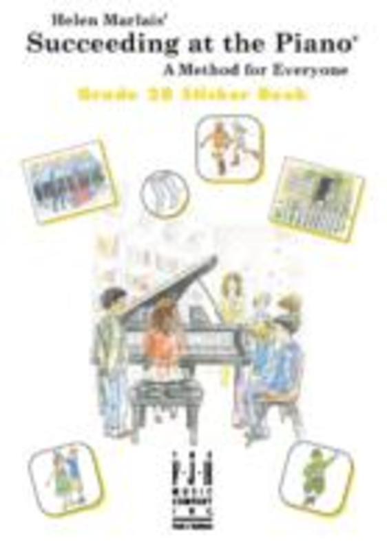 Succeeding At The Piano Gr 2B Sticker Book (Softcover Book)