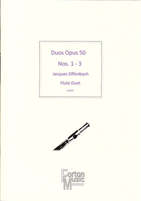 Flute Duos Op 50 Nos 1 - 3 Book