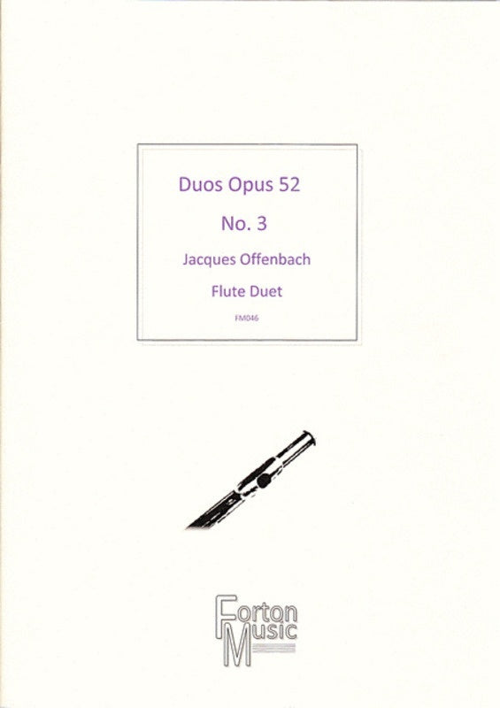 Flute Duos Op 52 No 3 Book