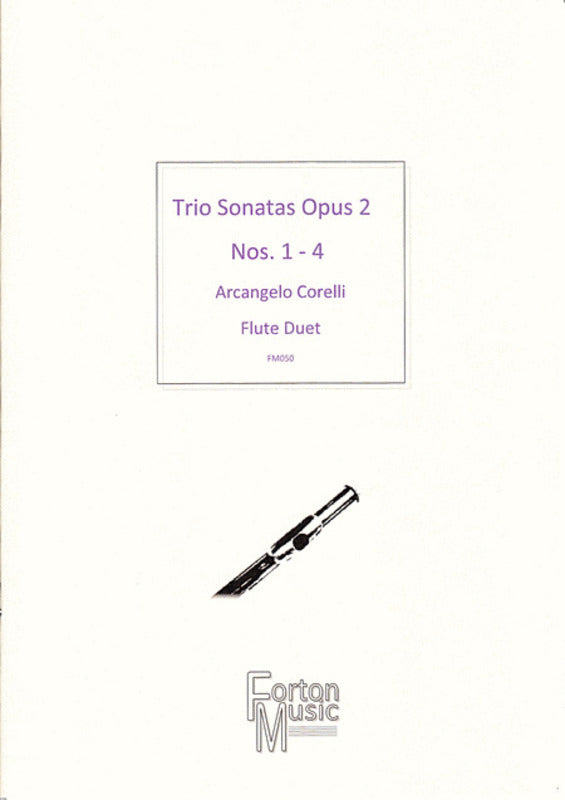Flute Trio Sonatas Op 2 Nos 1 - 4 Book
