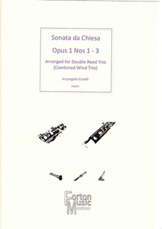 Sonata Da Chiesa Op 1 Nos 1 - 3 Double Reed Book (Softcover Book)