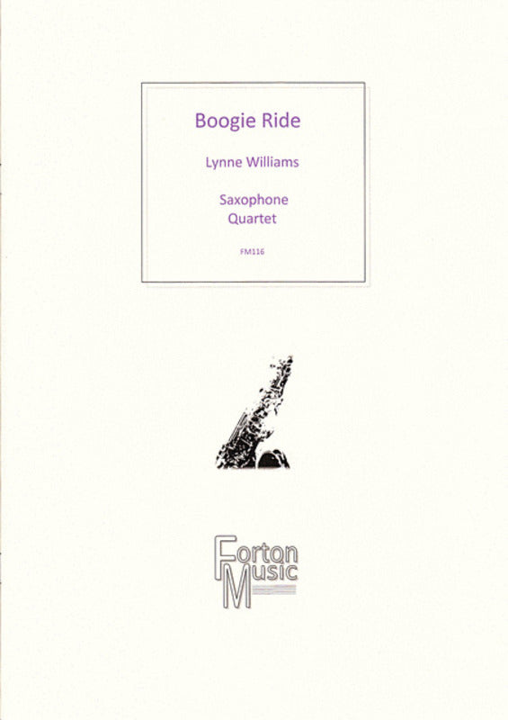 Boogie Ride Saxophone Quartet Book