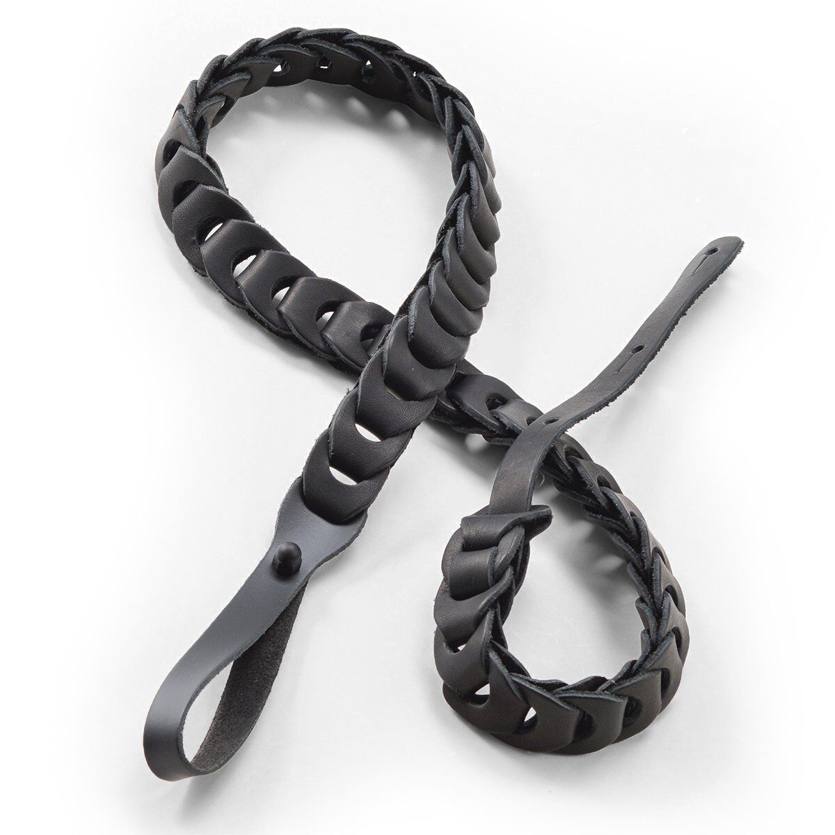 Franklin FM7-BK Handmade Black Mandolin Strap with Link Design