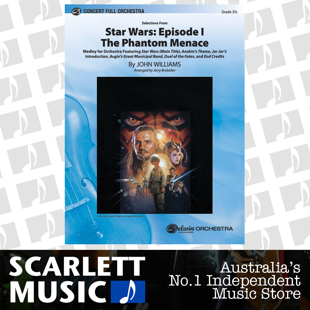 Star Wars Episode I Phantom Menace Selections Full Orchestra Sheet Music Grade 3.5 — view 2