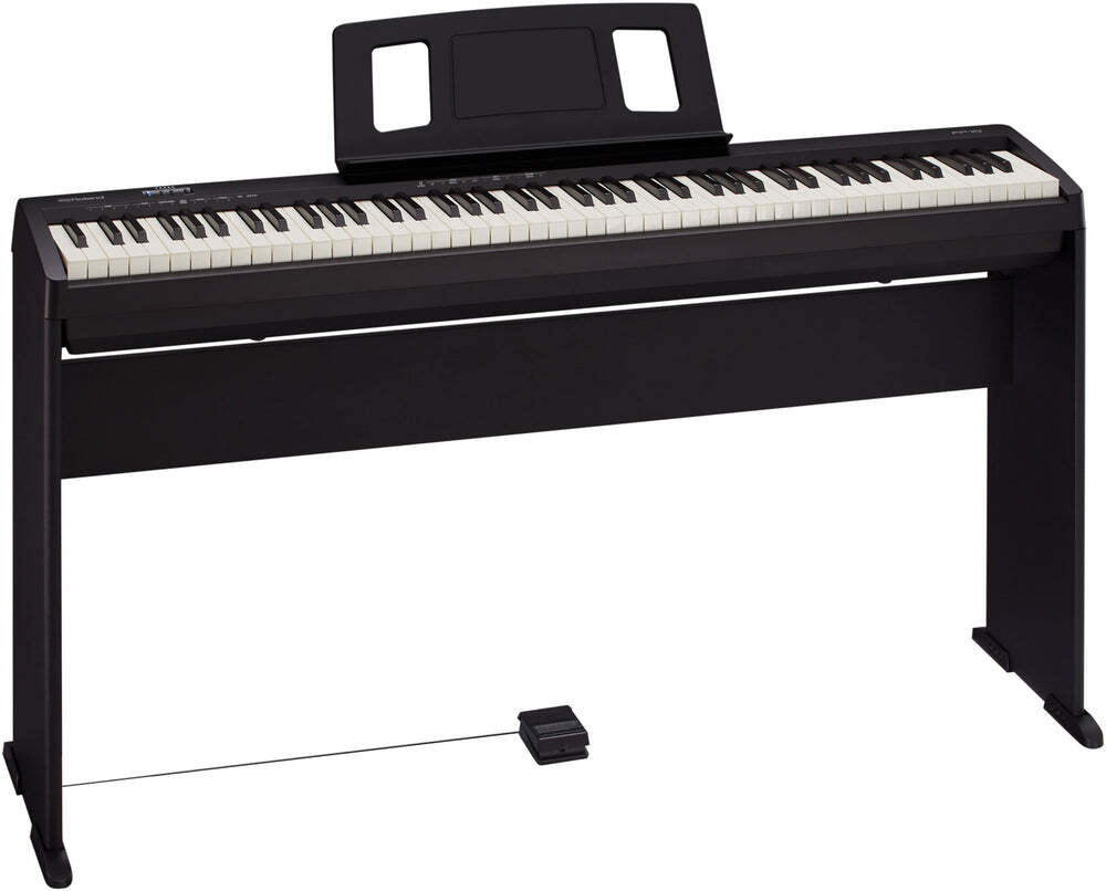 ROLAND FP-10 Digital Piano with Stand - 88-Key PHA-4 Keyboard & SuperNATURAL Sound, Black Finish — view 2