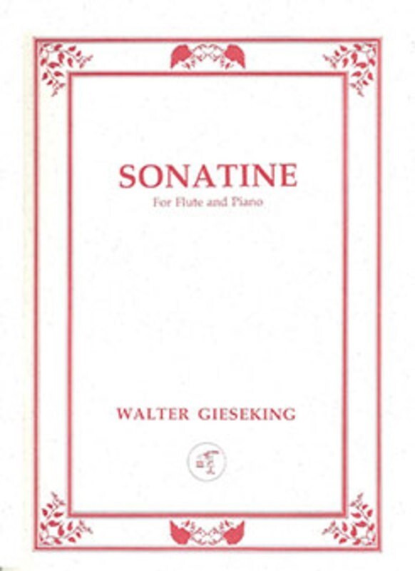 Gieseking - Sonatine For Flute/Piano (Softcover Book)