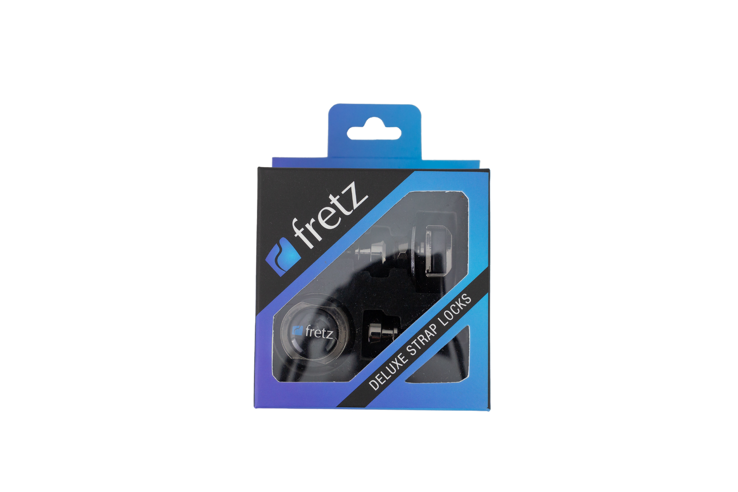 FRETZ Chrome Strap Lock Set - Durable Steel with Side-Release Mechanism, 360-Degree Rotation, Includes Mounting Hardware — view 4