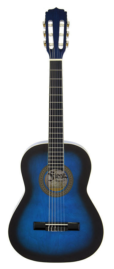 Aria Fiesta 1/2-Size Classical/Nylon String Guitar in Blue Shade