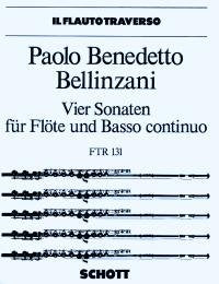 Bellinzani - 4 Sonatas For Flute/Basso Continuo (Schott Music)