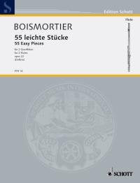 Boismortier - 55 Easy Pieces Op 22 For 2 Flutes (Schott Music)