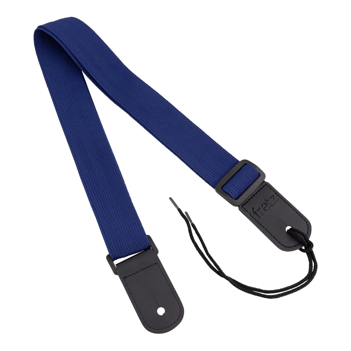 Fretz FUST-PP3 Adjustable Polypropylene Ukulele Strap with Microfiber Leather Ends - Royal Blue