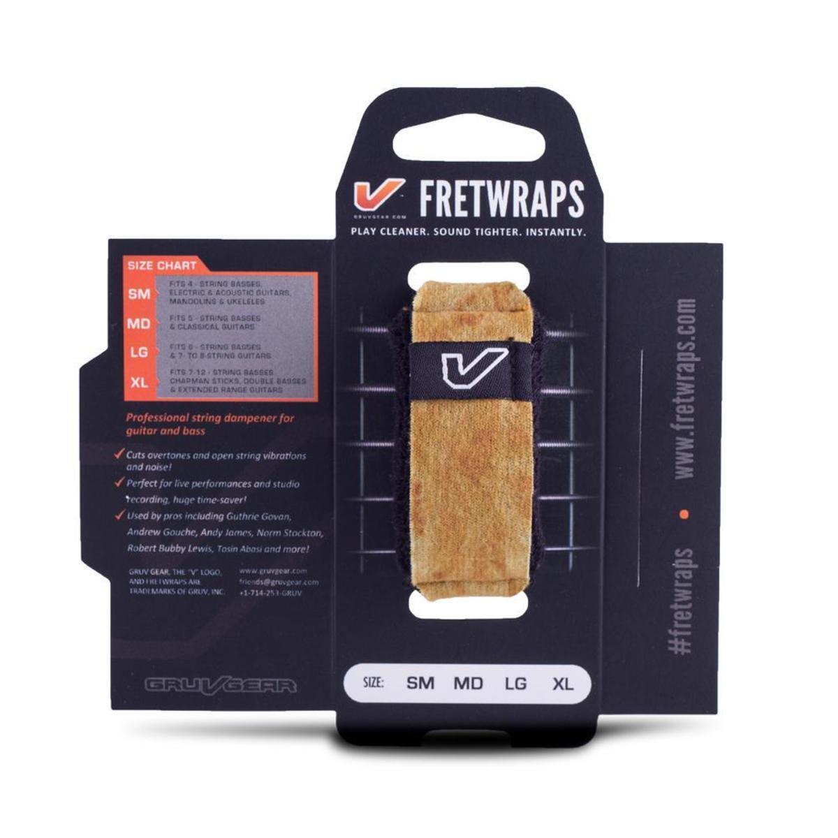 Gruv Gear FretWraps Wood "Maple" Guitar String Muters/Dampeners 1-Pack (Medium)