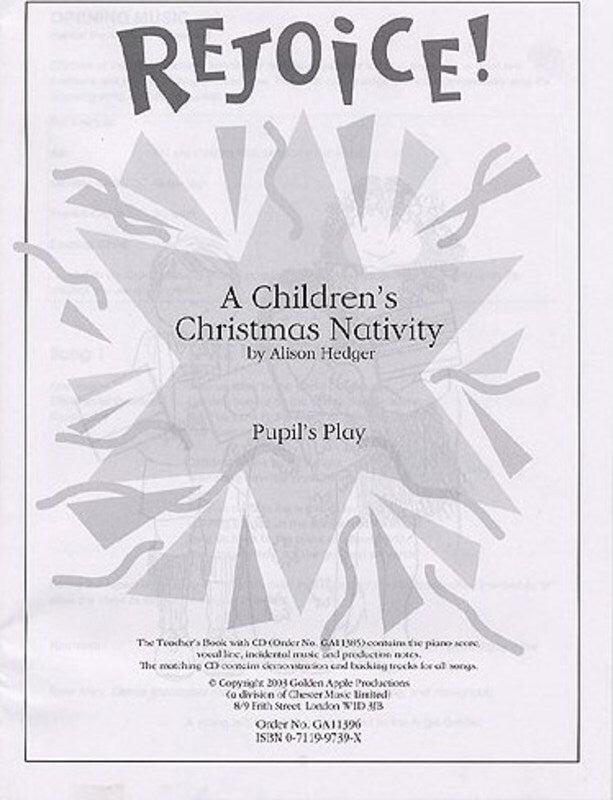 Rejoice A Childrens Xmas Pupils Book