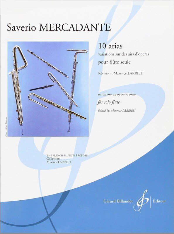 Mercadante - 10 Arias Variations for Flute Solo
