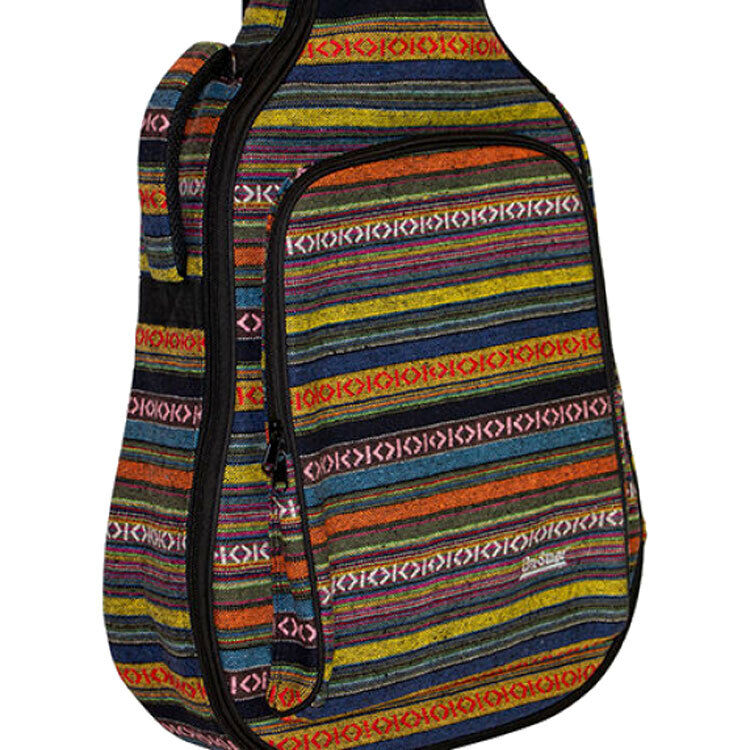 On Stage GBA4770S Striped Acoustic Guitar Bag with Weather-Resistant Exterior and Two Accessory Compartments — view 4