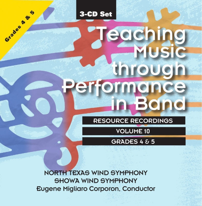 Teaching Music Through Perf Band CD V10 Grade 4 & 5 3-CD Set