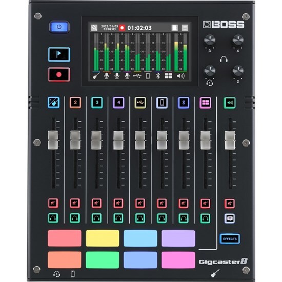 BOSS GCS-8 GigCaster8 - All-in-One Audio Command Center for Musicians with Live Control, 8 Assignable Channels, Professional Sound — view 7