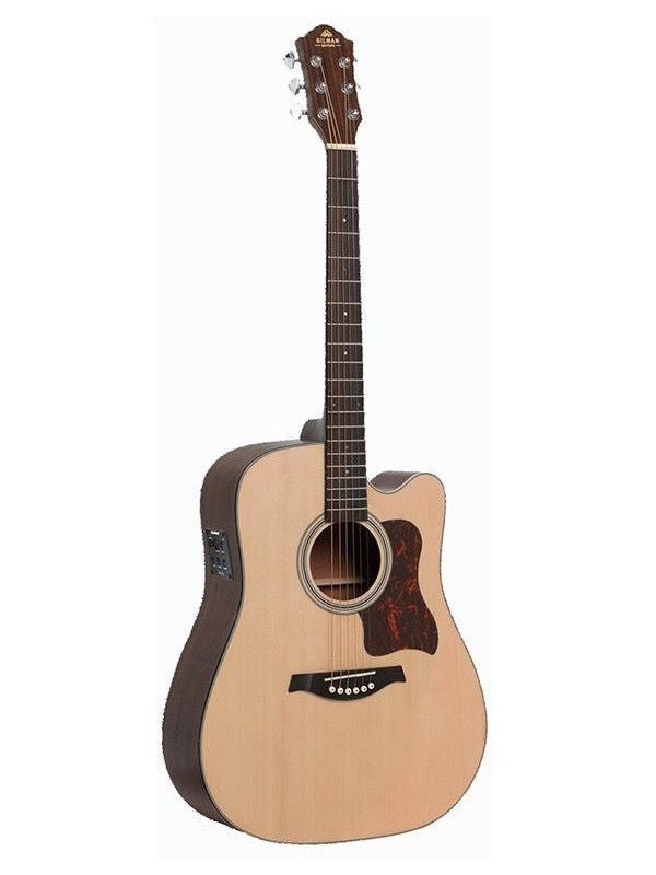 Gilman GD10 Dreadnought Acoustic Guitar with Spruce Top and Black Walnut Back & Sides — view 5