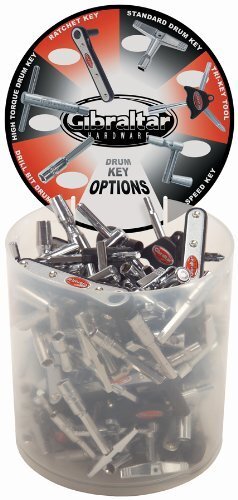 Gibraltar Drum Key Countertop Display Tub with 6 Popular Models