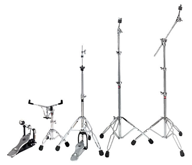 Gibraltar G5 Series Drum Hardware Pack with Snare, Hi Hat, Boom, Cymbal Stands and Bass Drum Pedal