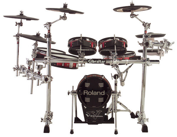 Gibraltar Road Series Chrome Curved Drum Rack System with Side Wings — view 3
