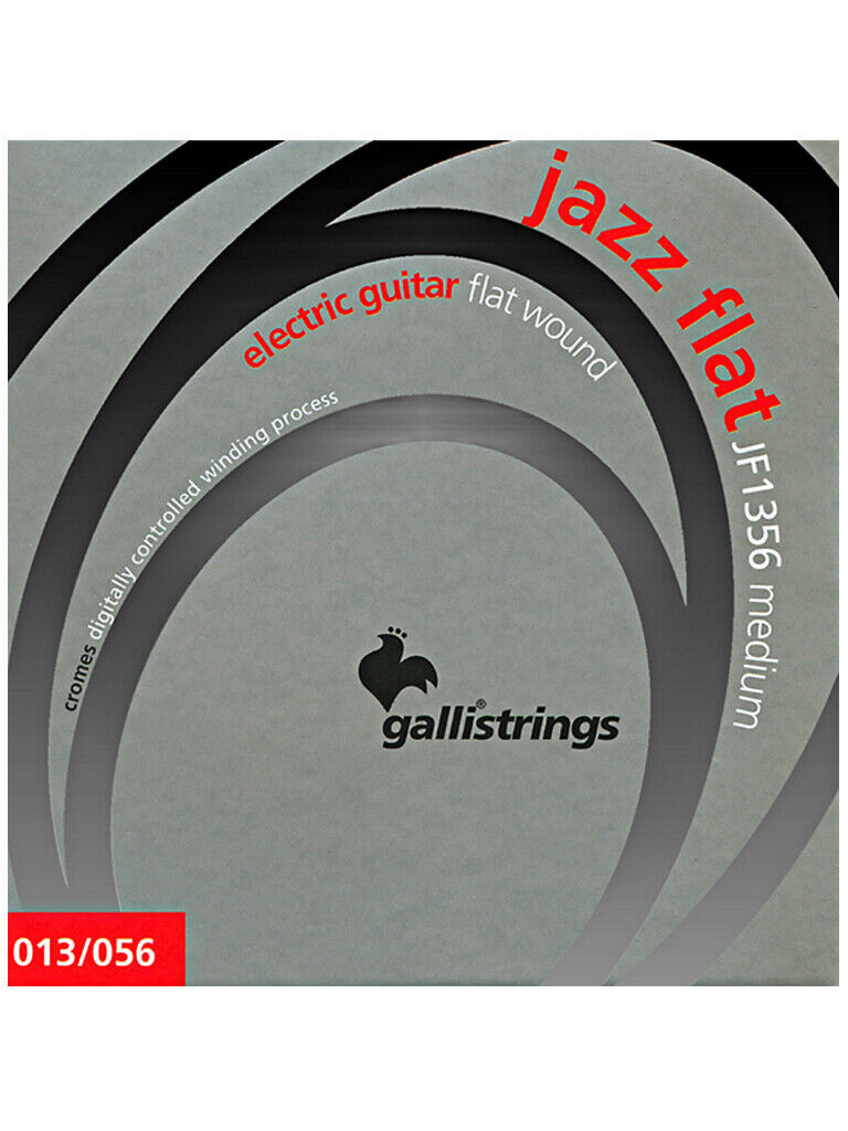 Galli Flat Wound Nickel Wrapped Medium Jazz Electric Guitar Strings