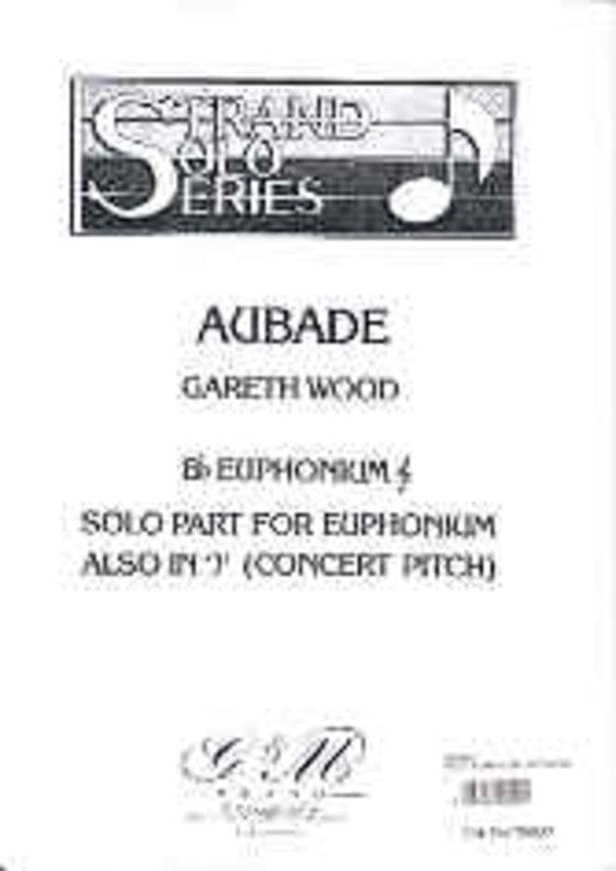 Aubade B Flat (Or Concert Pitch) Euphonium Piano Book
