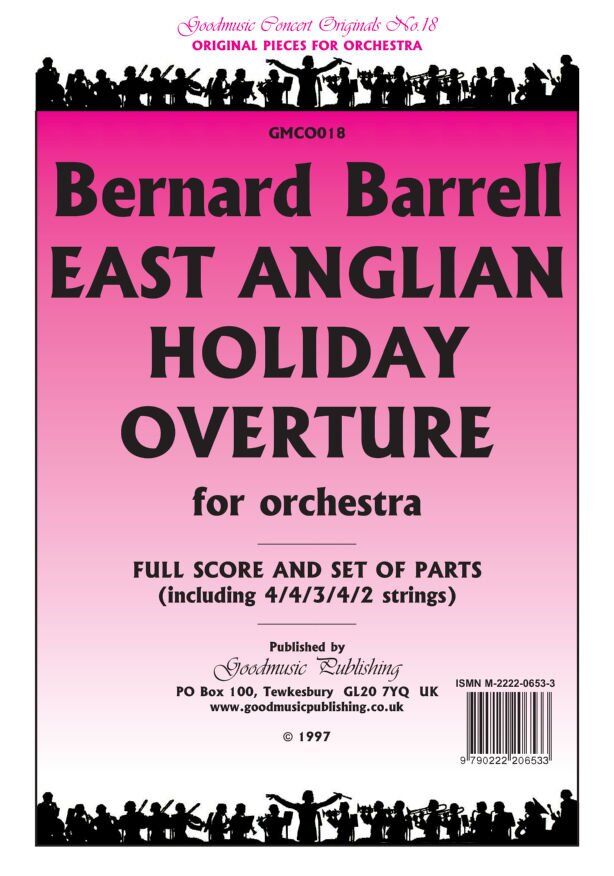 East Anglian Holiday Overture for Orchestra - Bernard Barrell - Goodmusic - 1 Page