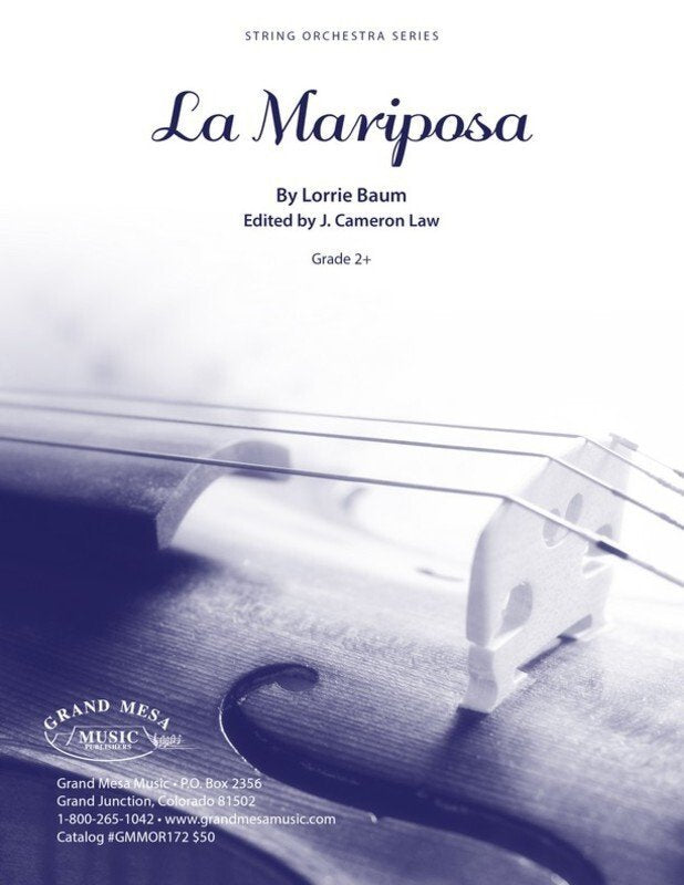 Baum: La Mariposa — String Orchestra Grade 2.5, Score & Parts (Grand Mesa Strings)