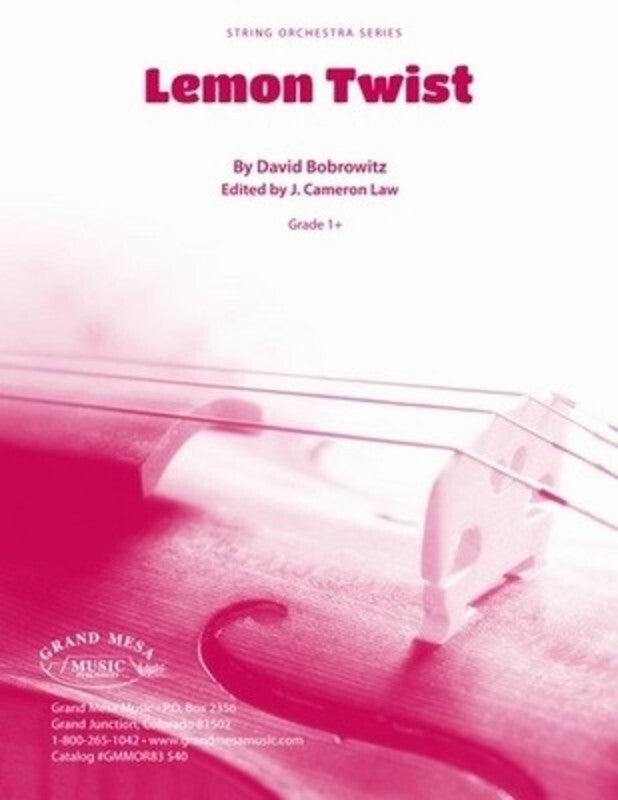 Lemon Twist So1 Score Book
