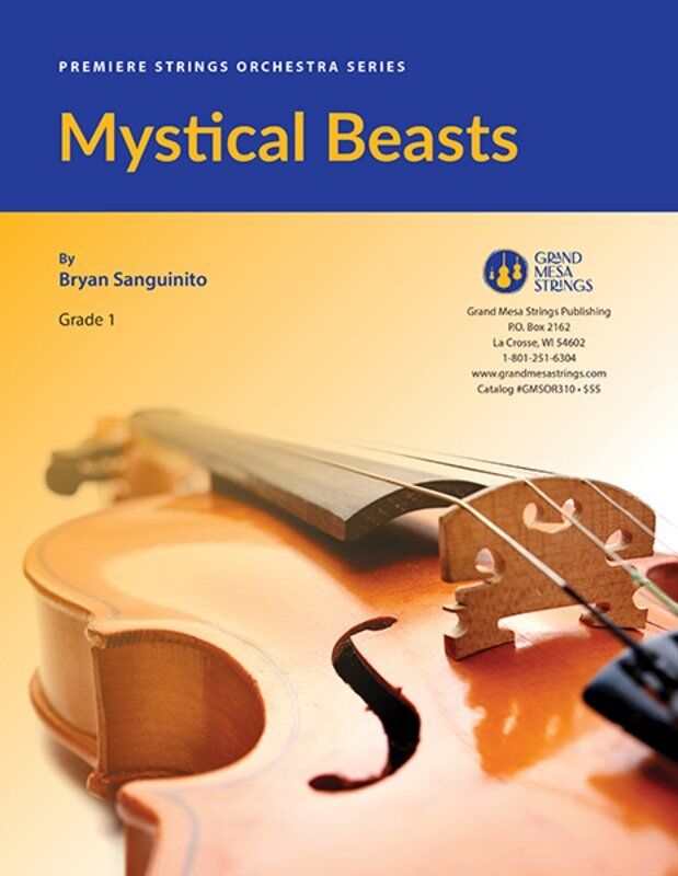 Mystical Beasts for String Orchestra SO1 SC/PTS by Bryan Sanguinito