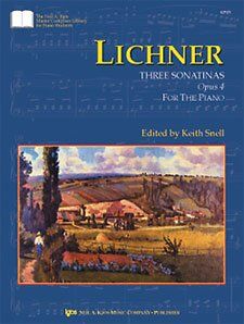 Lichner: Three Sonatinas Opus 4 for Piano, Neil A. Kjos Music Company