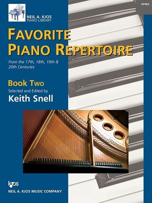 Favourite Piano Repertoire Book 2 by Keith Snell, 272 Pages, Neil A. Kjos Music Company
