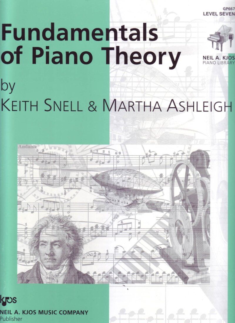 Fundamentals of Piano Theory Level 7 by Neil A. Kjos Music Company, 64 pages