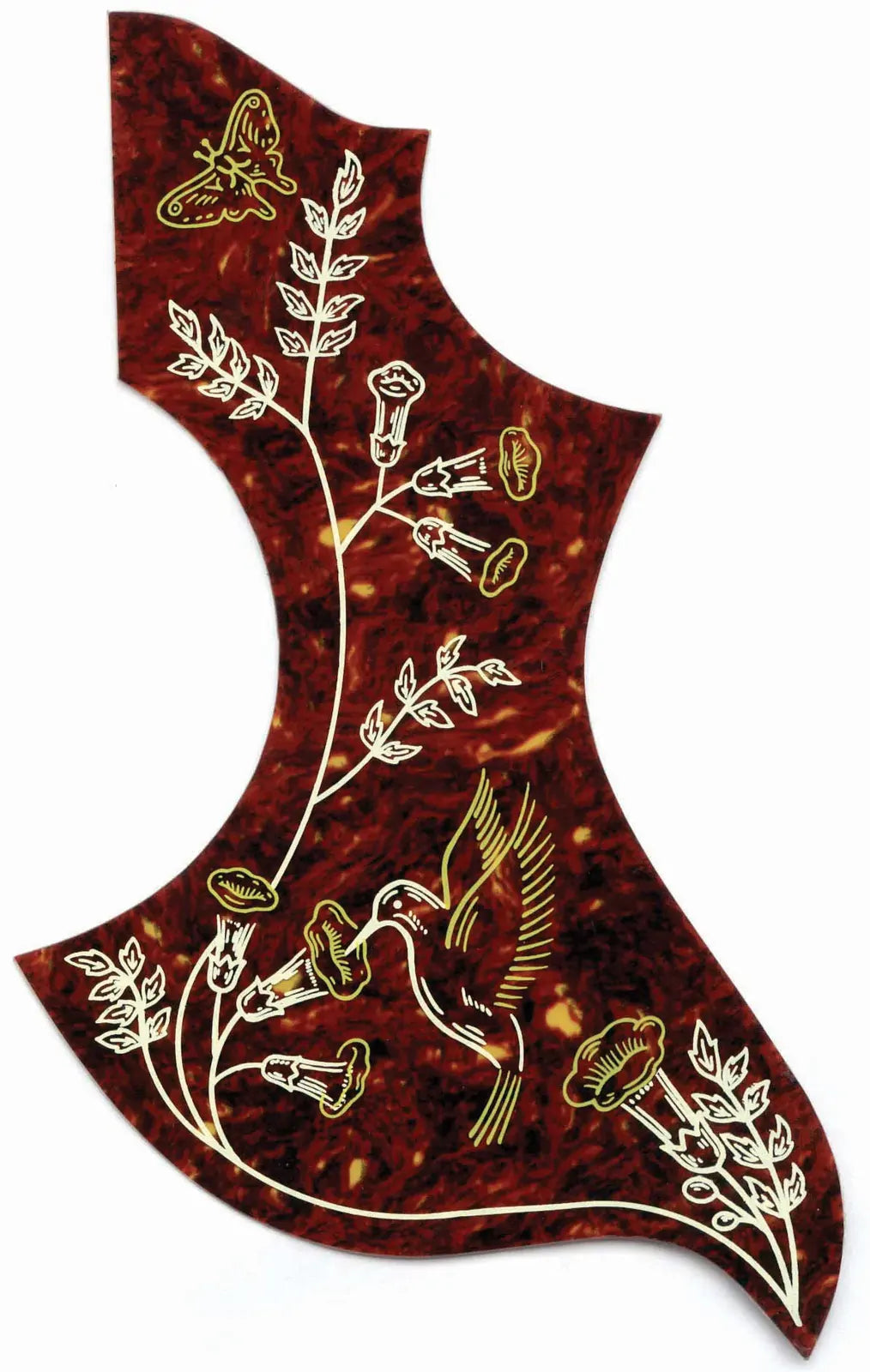 AMS Scratchplate Hummingbird Style Tortoiseshell Pickguard