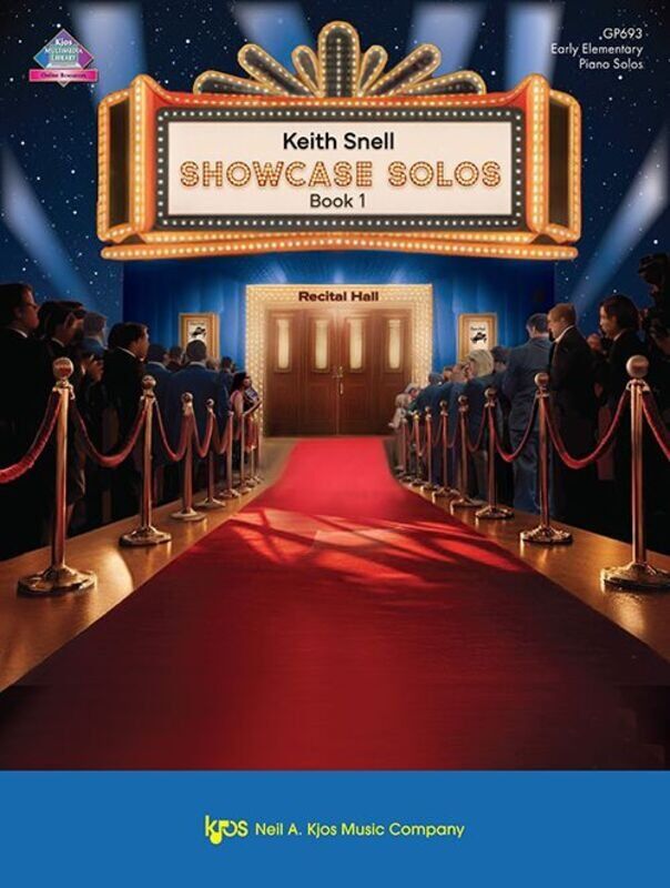 Snell Showcase Solos Book 1 for Piano - Early Elementary Level, 23 Pages, Includes Online Resources and Recordings