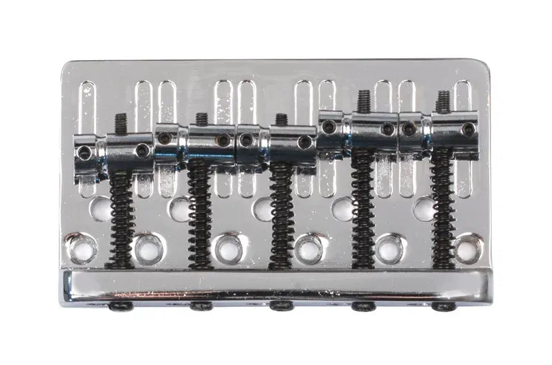 Dr Parts GPK859 5-String Bass Bridge/Tailpiece Chrome 9mm Diameter